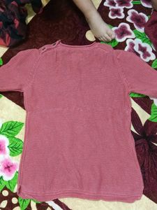 Cute Pink Knit Sweater