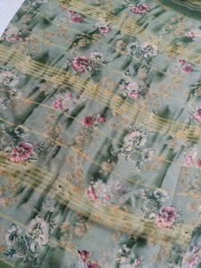 Floral Print Saree