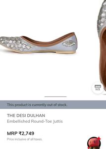 Embellished Juttis/Mojaris