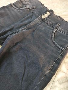 Stylish Dark Wash Denim Jeans