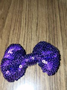 Sparkly Sequin Bow Hair Clips (Set of 3)
