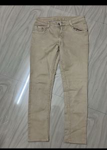 Tan Skinny Fit Jeans