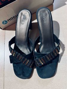 Mochi Brand -Balck heel for party