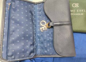 Stylish Blue &amp; Beige Wallet