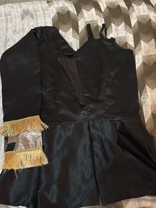 designer black party wear top