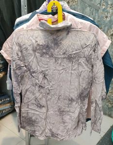 Tie-Dye Button-Down Shirt