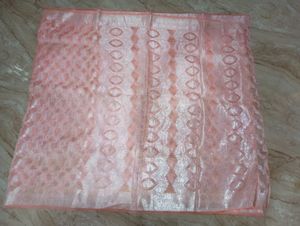 Peach Saree with Stiched Blouse