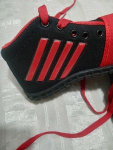 Red &amp; Black Sneakers