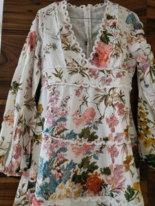 Floral Print Tiered Midi Dress