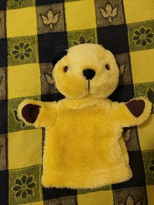 Cute Yellow Teddy Bear Hand Puppet