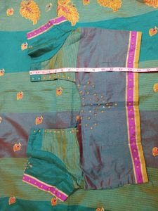 🦚 Silk Cotton Saree With Blouse