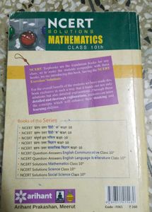 NCERT Solutions Mathematics Class 10