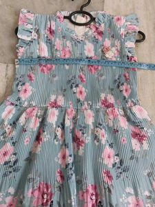 Beautiful Floral Print Tiered Dress