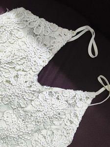 Zara Lace crop Top