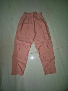 Peach Embroidered Kurta