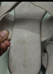 Stylish Women's Beige Slip-On Sandals