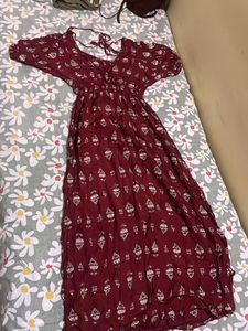 Boho Print Maxi Dress