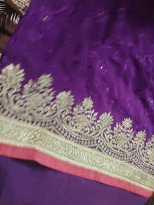 Elegant Embroidered Saree