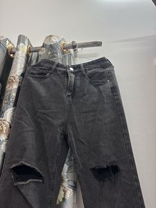 Grey Ripped Jeans