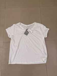 H&amp;M women silk and cotton blend t shirt
