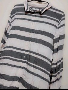 Grey Printed Shirt For Girl Or Women 34 Bust