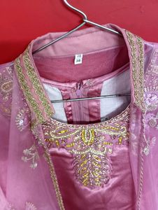 Beautiful Gown With Shrug New Designer