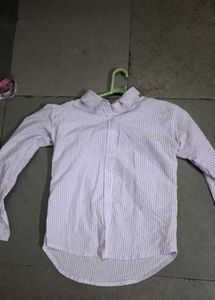 Striped Button-Up Shirt