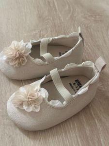 Sparkly Flower Ballet Flats
