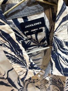 Jack &amp; Jones Men's Tropical Print Shirt