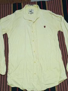 Men's Light Yellow Polo Shirt