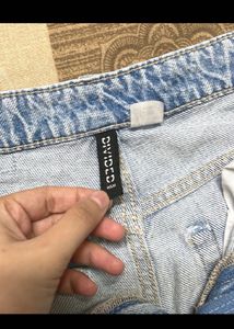H&amp;M Wide Leg Light Wash Jeans