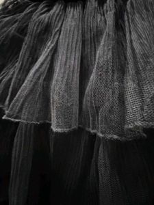 Black Tiered Tulle Skirt