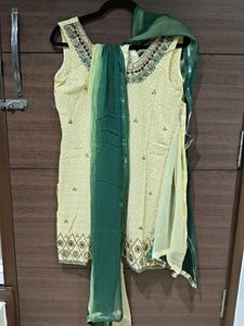 Designer Yellow Kurta Set