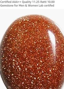 original lucky a Sparkling Goldstone Stateme