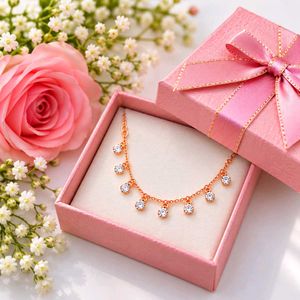 Sparkling Crystal Pendant Necklace