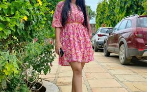 Boho Floral Mini Dress
