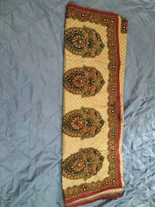Saree Golden Brown Colour