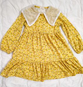 Bumper Offer❗Yellow Floral Dress