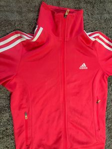Adidas Classic Pink Track Jacket – Retro Athletic