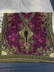 Vibrant Pink Ethnic Kaftan Top