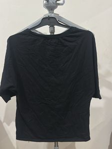 Unique Printed Black T-Shirt