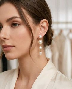 Elegant Pearl Drop Earrings