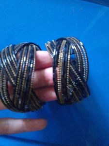 Beaded Bangle Set