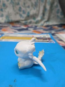 Cute White Dragon Toy Figure