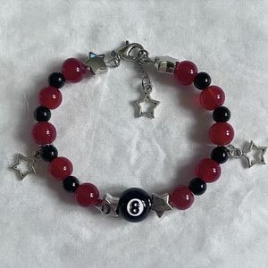 grunge 8 ball bracelet