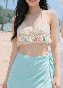 Boho Crochet Bikini Top