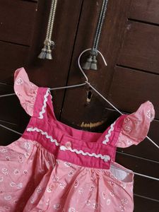 Cute Pink Whale Dress for Baby Girl
