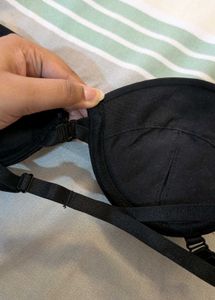 Black Strapless Bra 32B