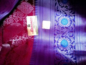 Elegant Blue Silk Saree
