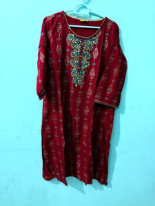 Beautifully Embroidered Kurta
